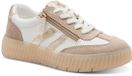 Tamaris WIDE FIT Dames Sneaker 8-83729-45 490 Bruin Leer/Synthetisch/Textiel Plateau Hak 37 EU