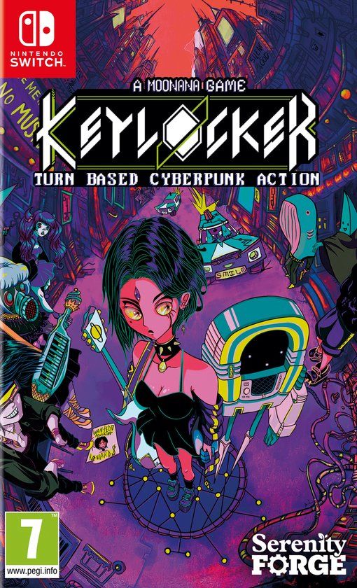 Serenity Forge Keylocker - Turn Based Cyberpunk Action Nintendo Switch
