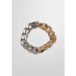 Urban Classics Heavy Two-Tone Unisex armband goud/zilver L/XL