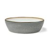 BITZ Bolle soepkom Steenklei Crème, Grijs 18 cm