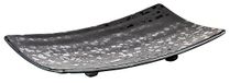 APS Glamour, 84377, zwarte melamine schaal, 22 x 12 x 3 cm