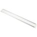 Gedotec Grille d'aération en aluminium avec entretoises rainurées, 60 mm - Blanc anodisé - 600 mm