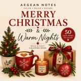 Merry Christmas & Warm Nights: Bold & Easy Coloring Book