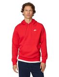 Nike Club Fleece Hoodie Rood