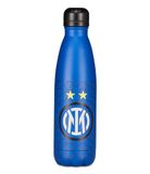 Seven Inter Thermosfles van roestvrij staal, blauw, temperatuur tot 24 uur, drinkfles voor school en vrije tijd, jongens, voetbal, Blauw, modern