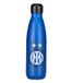 Seven Inter Thermosfles van roestvrij staal, blauw, temperatuur tot 24 uur, drinkfles voor school en vrije tijd, jongens, voetbal, Blauw, modern