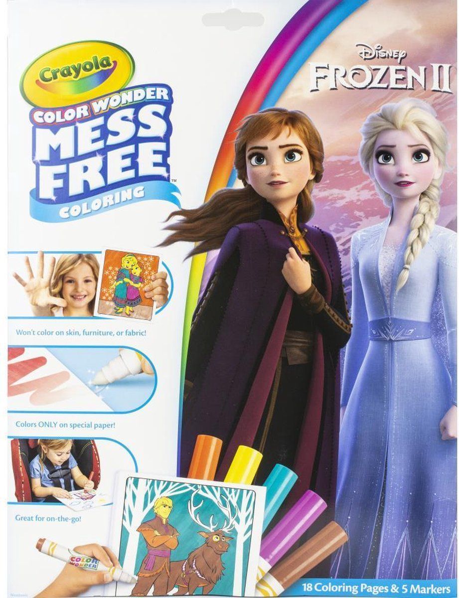 Crayola Color Wonder Kleurplaten en Stiften - Frozen