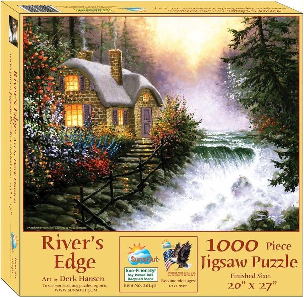 Sunsout River's Edge - 1000 stukjes - Legpuzzel