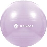 springos Zitbal | Fitness bal | Yoga bal | Fitness materialen | Paars | 65CM