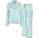 Ted Baker Fern 1pk Monogram Tb Traditional Satin Pj Set Aquifer Print Taille: M