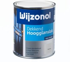Wijzonol Dekkend Hoogglanslak - 0,75l - 9135 Papyruswit - Buitenlak