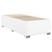 VidaXL Cadre de lit Similicuir Blanc 80x200 cm