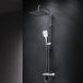 AM.PM Play - Douche de pluie avec mitigeur thermostatique - Ensemble de douche chromé - Douchette avec 3 fonctions - Pommeau de douche 30 cm