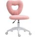 TRUVO Rose Bureau Chair with Heart-Shaped Backrest