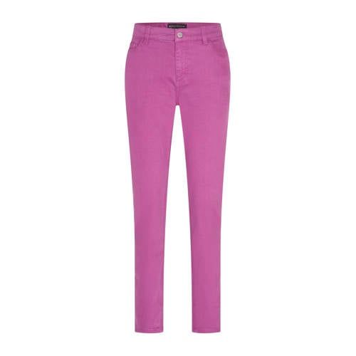 Expresso Expresso skinny high waist broek roze