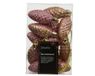 Decoris boules de noël mélange - pomme de pin en plastique couleur rose 12 pieces
