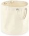 Westford Mill Stevige canvas cadeau/opbergzak - 40 x 40 cm - beige - Katoenen opbergzakken - Cadeauzak - 50 liter
