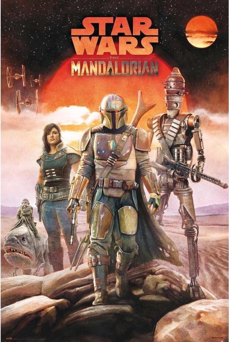 Grupo Erik The Mandalorian Maxi Poster