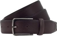 Vanzetti Leren Riem 35mm Leather Belt W110 Dark Brown Bruine