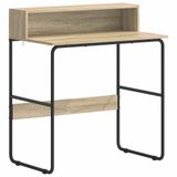 vidaXL Bureau met opslag Sonoma Eiken 80 x 50 x 91 cm