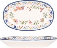 Bonna Serveerschaal - Spring - Porselein - 19x11 cm - set van 2