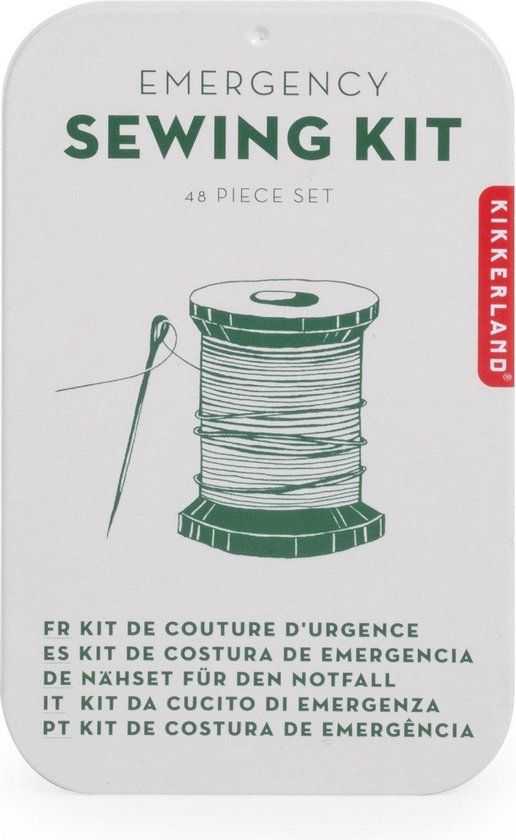 Kikkerland Naaisetje reizen - Mini noodgevallen naaiset - 48delige set
