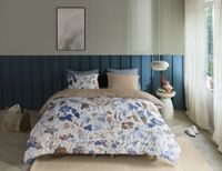 Beddinghouse Louise dekbedovertrek - Tweepersoons - 200 x 200/220 cm - Blauw
