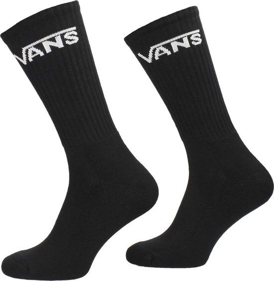 Vans Classic Crew Sokken 3-Pack Zwart