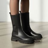 Muyters Chelsea boots zwart Synthetisch