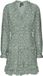 VERO MODA VMSMILLA LS FRILL SHORT DRESS WVN GA Mini jurken Dames Maat L Polyester Gebloemd A-lijn V-hals Lange mouw Laurel Wreath