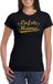 Bellatio Decorations Shoppartners Bv Liefste mama cadeau t-shirt met gouden glitters op zwart dames - kado shirt voor moeders XS