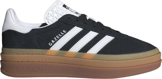 adidas Gazelle Bold Sneakers - Women - Size 37 1/3 - Black/White