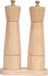 Markenlos Shenzhen Haorui Industrial Technology Co., Ltd. Zout en Peper Molen Set - Rubber Hout - 22 cm