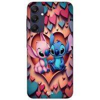 Samsung Galaxy A25 Coque Stitch Angel coeur coloré Maniacase