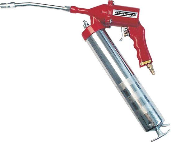 Brüder Mannesmann Pneumatische vetspuit - Grijs, Oranje