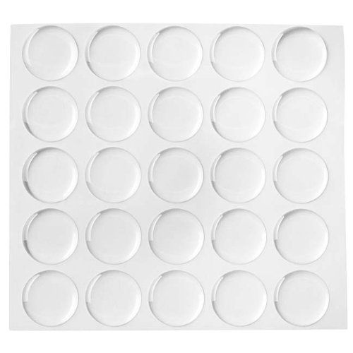 Beadaholique 100-delige Epoxy Stickers voor Flessenkap Hangers, 1-Inch, Clear