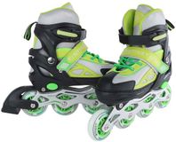 Street Rider Inline Skeelers Groen/Zwart Verstelbaar, Maat 37-40