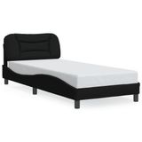 VidaXL Bedframe zonder matras "Hvar" 80x200 cm stof zwart