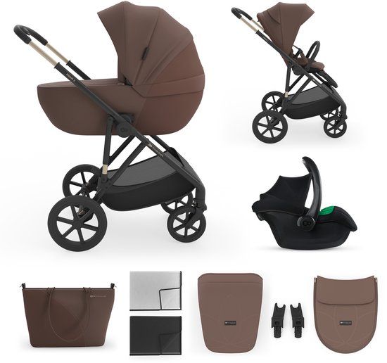 Kinderkraft PRIME 3 Kinderwagen - Bruin