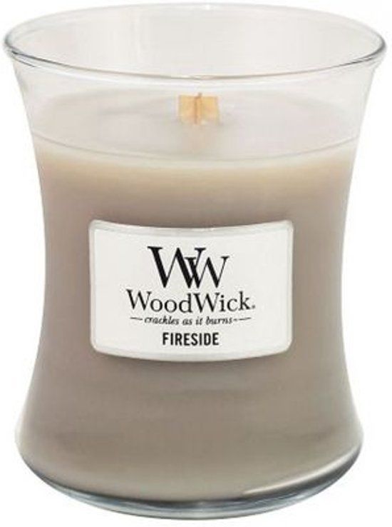 Woodwick medium candle Fireside