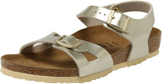 Birkenstock Rio Electric Metallic Gold narrow 30
