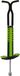 Relaxdays pogo stick, voor kinderen, tot 60 kg, springstok, antislip pedalen, rvs, jumpstick, buitenspeelgoed, groen