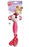 Gigwi Suppa Puppa Squeaker Aap voor Puppy's en Kleine Honden Roze