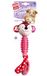 Gigwi Suppa Puppa Squeaker Aap voor Puppy's en Kleine Honden Roze