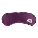 Bodhi Zacht oogkussen met lavendel-lijnzaadvulling | Ontspanning & Meditatie | Mako satijn & Modal | Aubergine