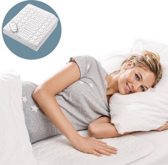 Beurer TS 19 Elektrische Onderdeken - 130 x 75 cm - Fleece - 3 Warmtestanden - Wit