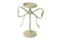 Countryfield bougeoir métal kenay 17x9.5x21.5cm blanc