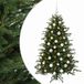 vidaXL Kunstkerstboom met kerstbal 120 cm 150 LED's Warmwit