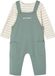 Vertbaudet Fleece babyset met T-shirt en tuinbroek