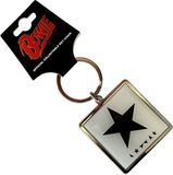 David Bowie - Blackstar Sleutelhanger - Wit